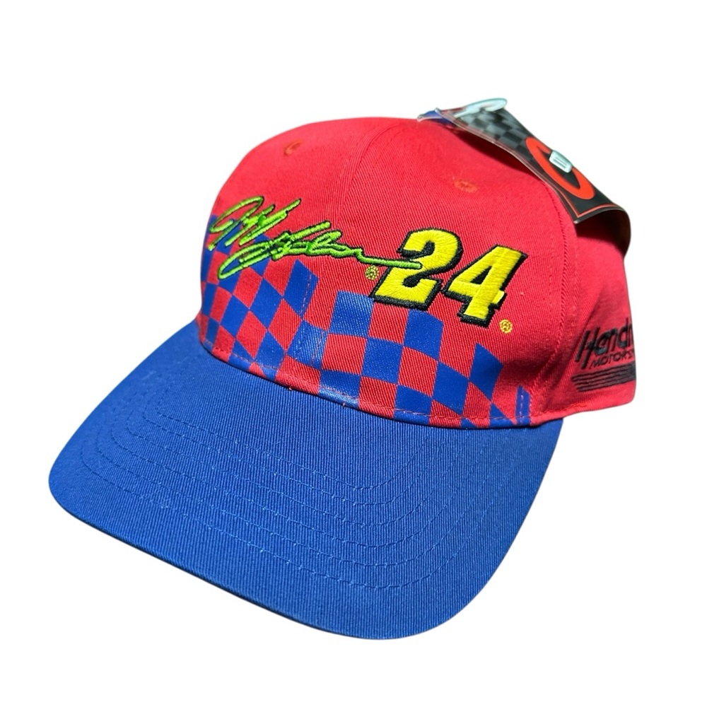 Vintage 90s Competitors Views Jeff Gordon NASCAR Race SnapBack Hat